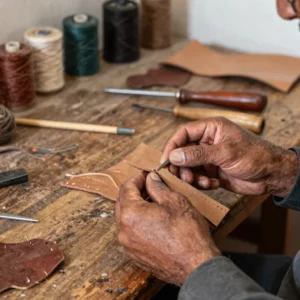 Hand-Stitched Leather